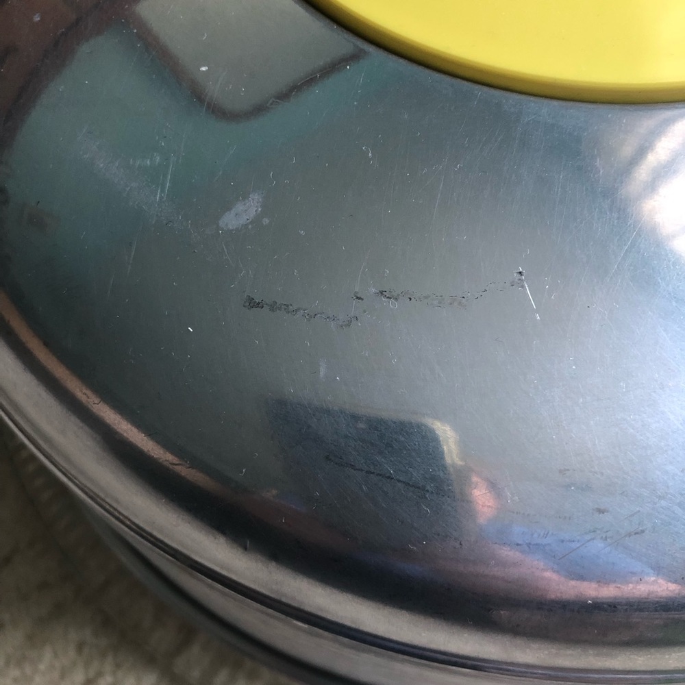 Vintage 1950’s Kromex Rare Yellow Cake Dome And Glass Starburst Plate - Picture 6 of 12
